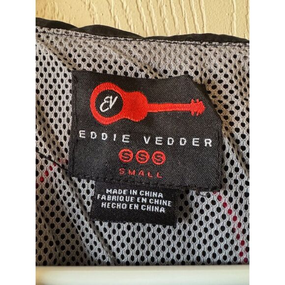 Eddie Vedder EV Pearl Jam 2011 Solo Tour Black Windbreaker - Picture 4 of 7
